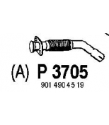 FENNO STEEL - P3705 - Трубопровод выпускной MB SPRINTER 2.9 95-06
